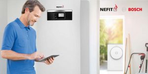 Read more about the article Stille Compress 7400i AW buitenunit voor warmtepompen van Nefit Bosch